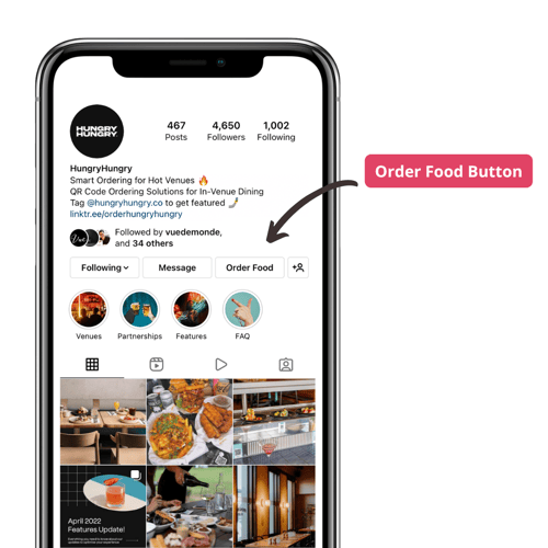 Order Food Button Order Food Button